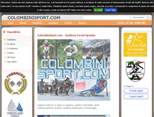 Tablet Screenshot of colombinisport.com